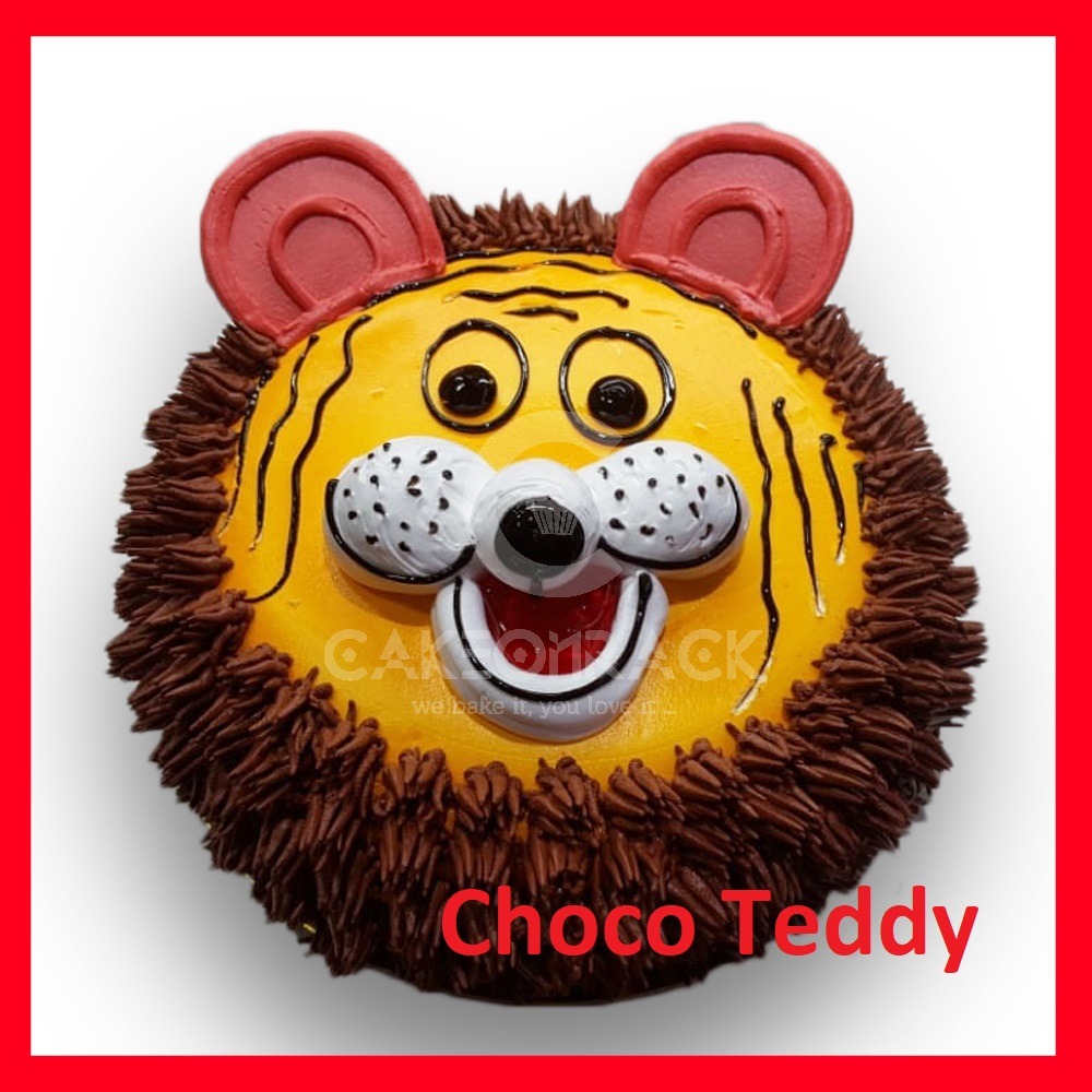 Free Delivery - Baby Lion Face Cake - Order Now from FNP Saudi Arabia