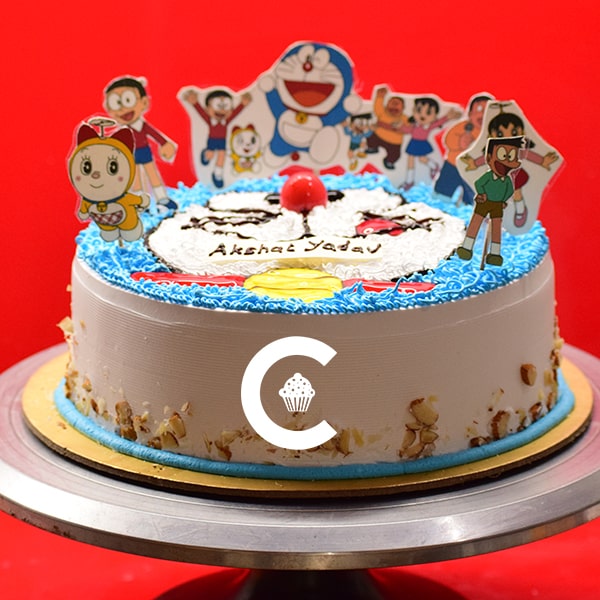 Doraemon Designer Fondant Cake Delivery in Delhi NCR - ₹2,999.00 Cake  Express