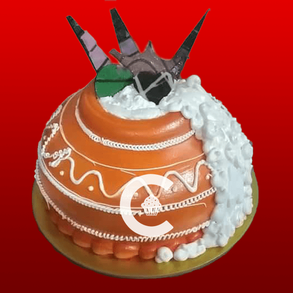 Image of Cake | matka shape cake-ZN203900-Picxy